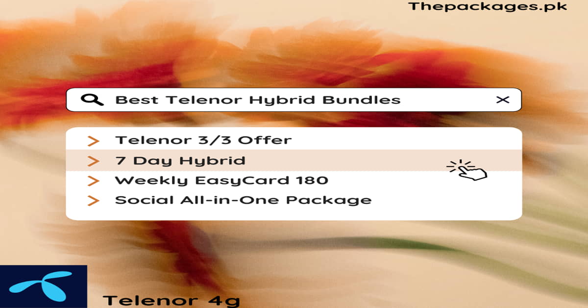 Telenor best hybrid packages
