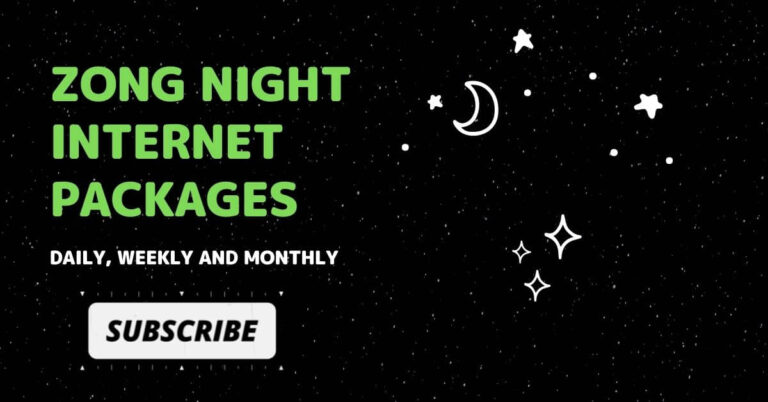 Zong night internet package