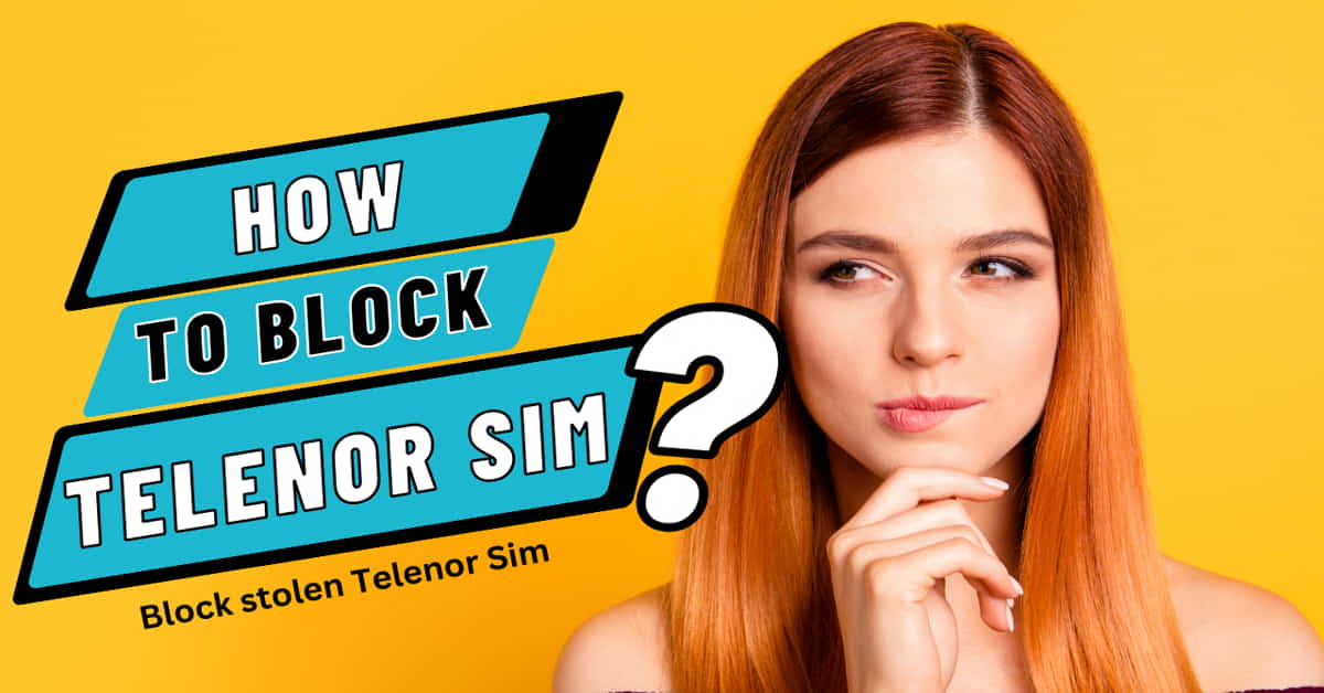 How to block telenor sim.